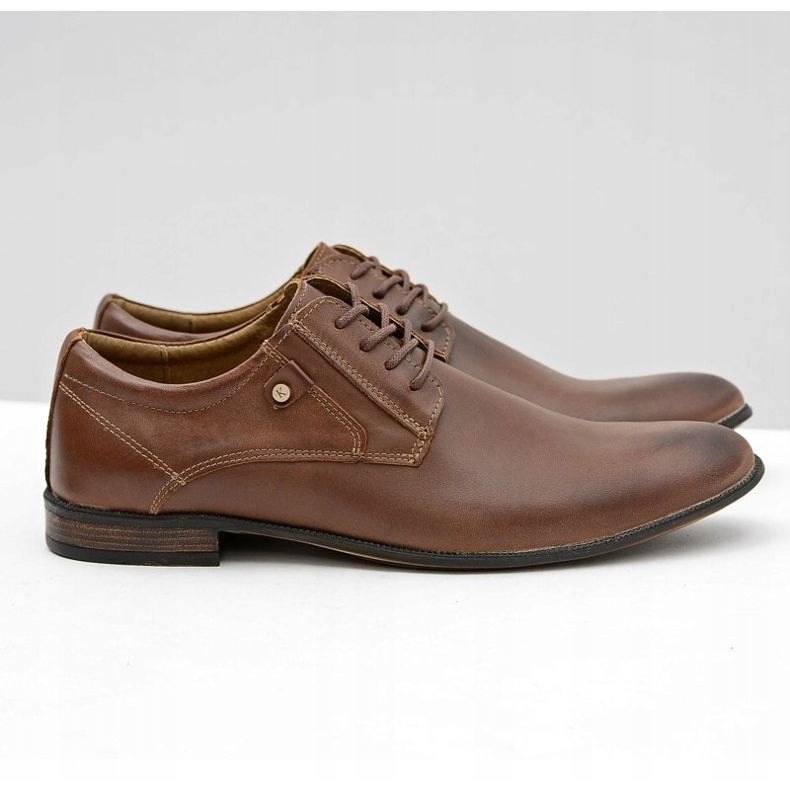 KOMODO Braune elegante Lederschuhe von Massimiliano 2