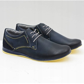 Gino Tuzzi Marineblaue Freizeitschuhe für Herren von Badoo 1