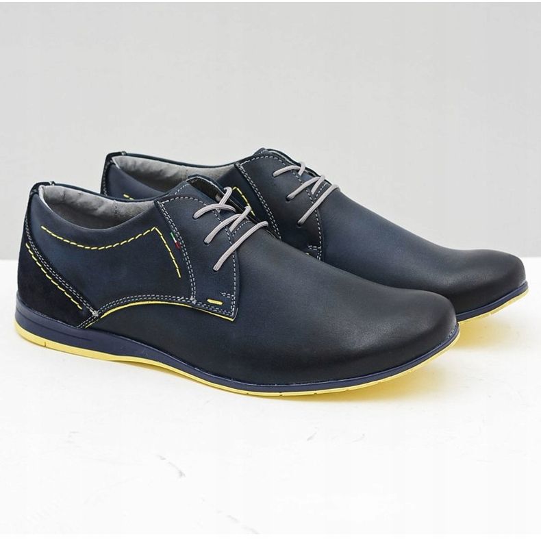 Gino Tuzzi Marineblaue Freizeitschuhe für Herren von Badoo navy blau 1