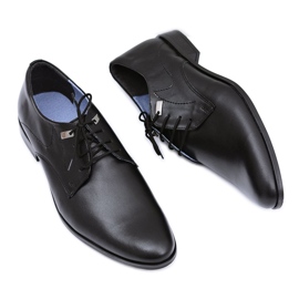Mario Boschetti Elegante schwarze Damaso formale Schuhe 2