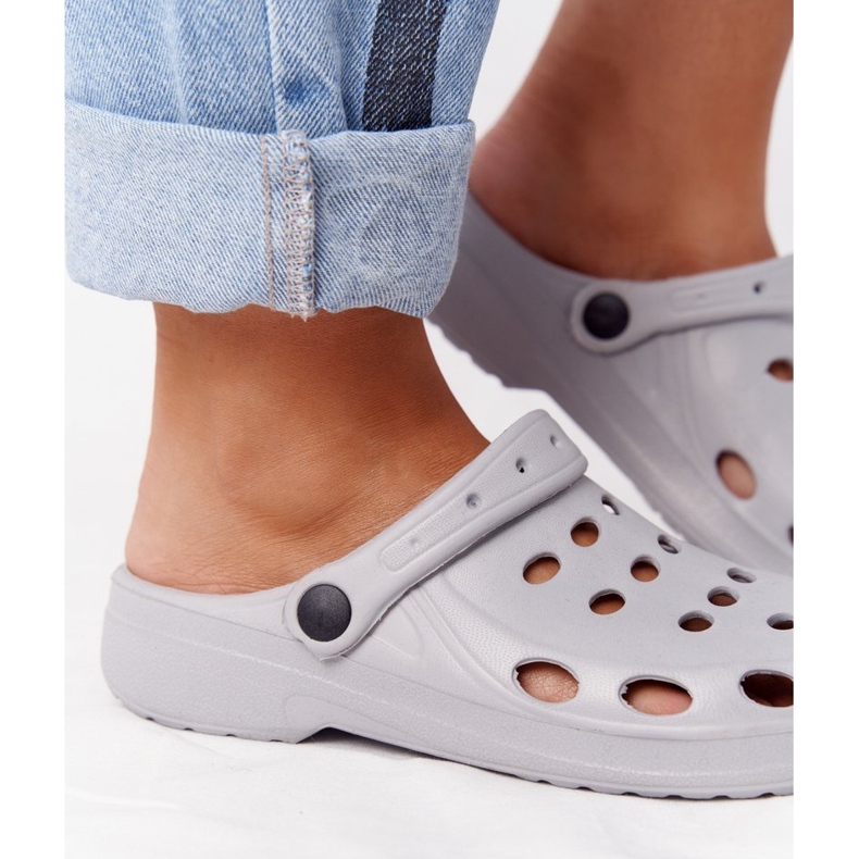 Flameshoes Graue Eva-Schaumstoff-Hausschuhe für Damen 2