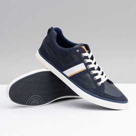 Marineblaue Sportschuhe für Herren Tony navy blau 2