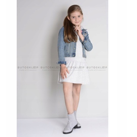 Lu Boo Graue Kinderstiefelette mit Cubic Zirkonia LittleCarrie 2