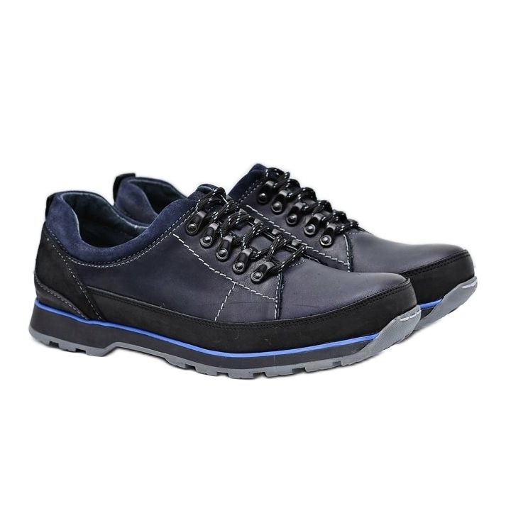 KOMODO Herren Brogues Marineblau Outdoor Ivar navy blau 1