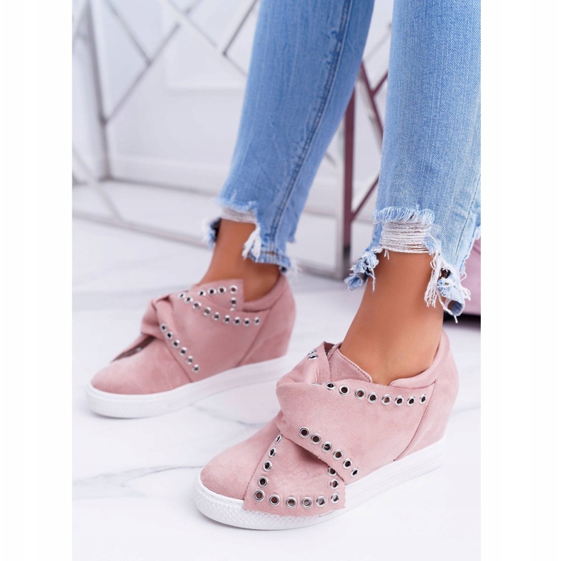 Damen Sneaker Wedges Lu Boo Pink Margo rosa 1