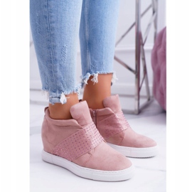 Sneakers für Damen Rosa Lu Boo Pailletten PinkSugar 1