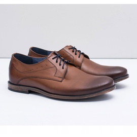Nikopol Brown Leder Herren James Schuhe braun 1