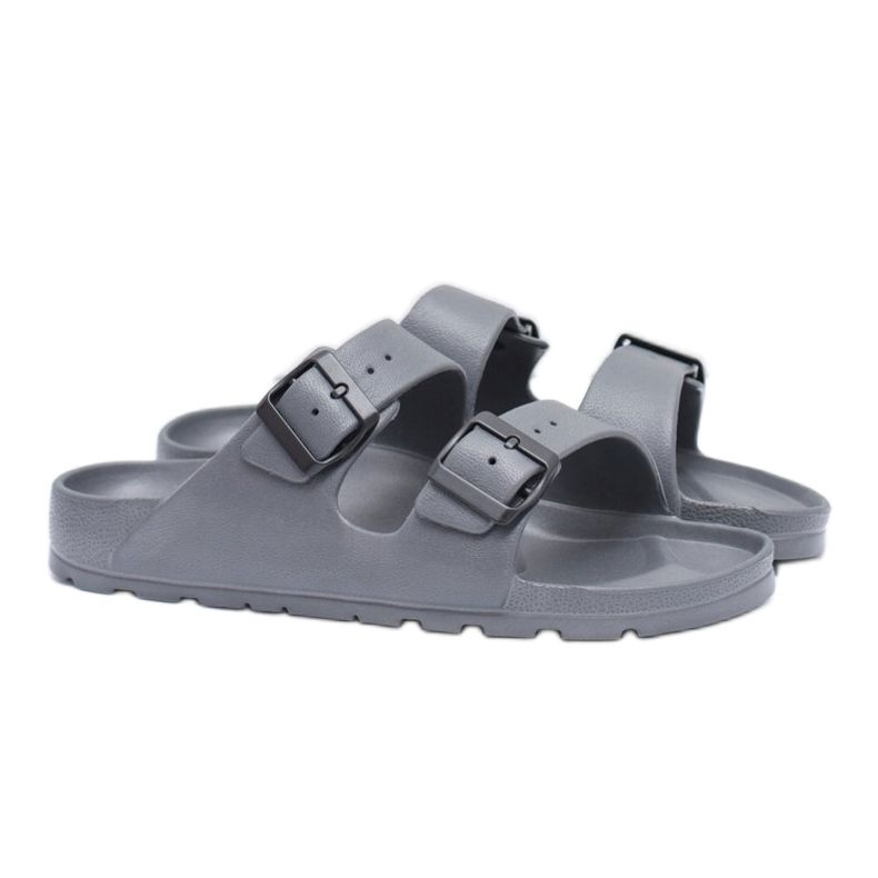 Flameshoes Graue Gartenhausschuhe für Herren 1