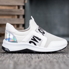 Seastar Slipons auf der Liebesplattform weiß 2