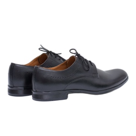 Elegante schwarze formale Schuhe für Herren Damoste 1