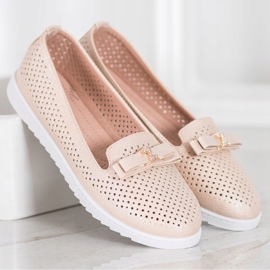 Weide Durchbrochene Lords mit Ornament beige 2