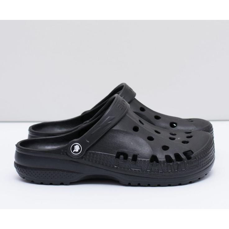 Flameshoes Herren Hausschuhe für Schwimmbad Kroksy Eva Schwarz 2