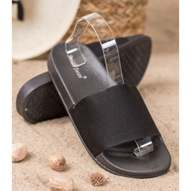 Small Swan Lässige Hausschuhe schwarz 1