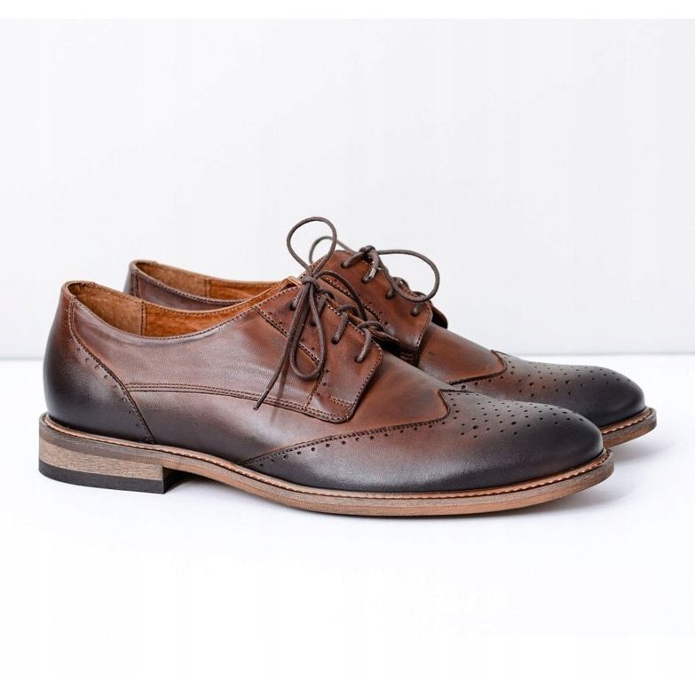 Nikopol Braunes Leder Herren Elegante Schuhe Mortes 1