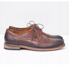 Nikopol Braunes Leder Herren Elegante Schuhe Mortes 2