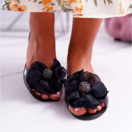 Lu Boo | Gummiballerinas Meliski Flowers Schwarz Candela 2