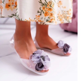 Lu Boo | Gummiballerinas Meliski Flowers Weiß Candela 1