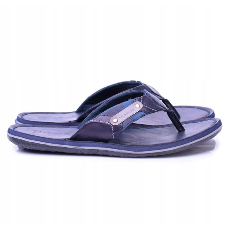 Mckeylor Marineblaue leichte Ayumu Flip-Flops 1