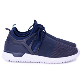 Roveo Herren marineblaue Sportschuhe 1