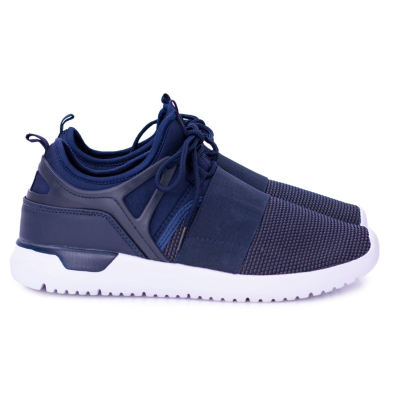 Roveo Herren marineblaue Sportschuhe 1
