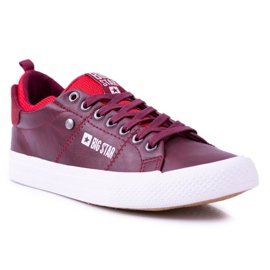 Big Star Herren Burgunder Sneaker BB174011 rot 1