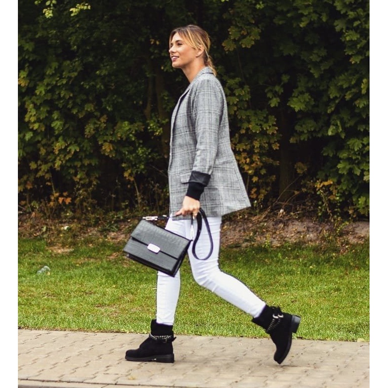 Lu Boo Schwarz Damen Stiefel Reißverschluss Pailletten Rafell 2