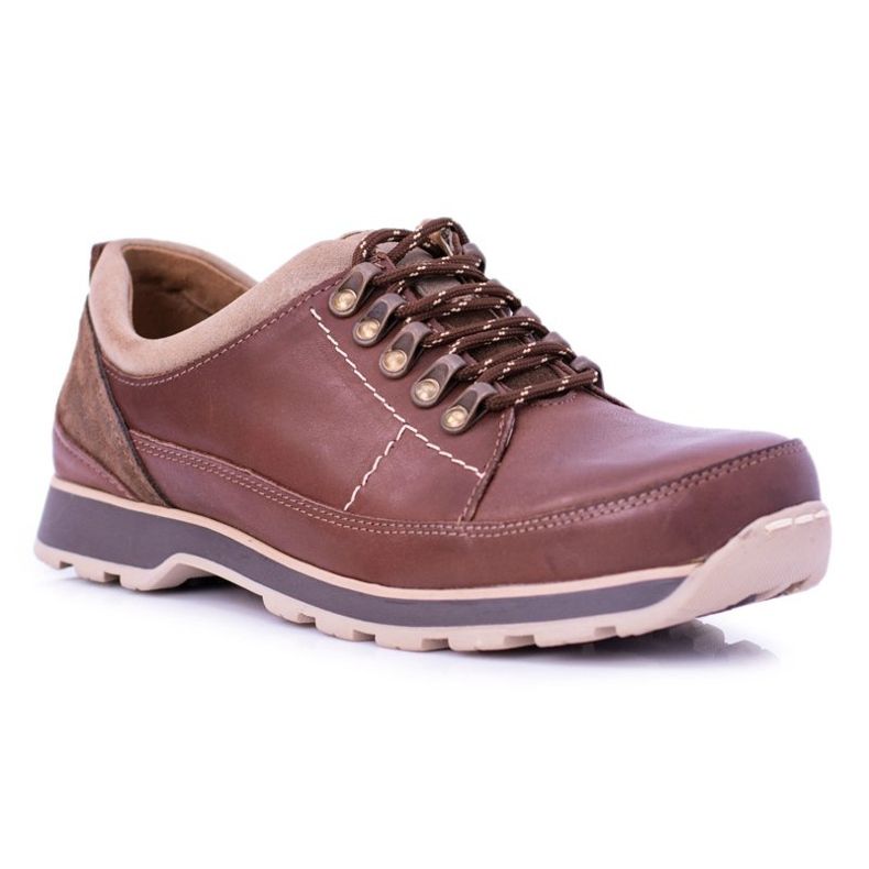 KOMODO Herren Brogues Braun Outdoor Ivar 1