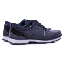 KOMODO Herren Brogues Marineblau Outdoor Ivar2 1