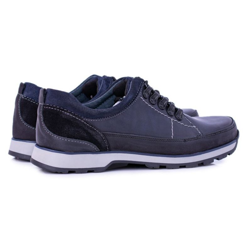 KOMODO Herren Brogues Marineblau Outdoor Ivar2 1