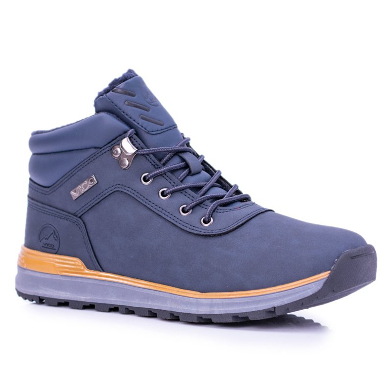Vico Herren Trekkingschuhe Warm Navy Blue Preventi marineblau 1