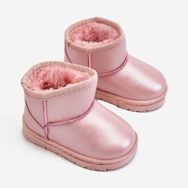 FRROCK Warme rosa Scooby Schneestiefel für Kinder 2