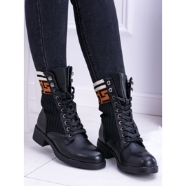 Schwarze Herse Socken Stiefel für Damen 2