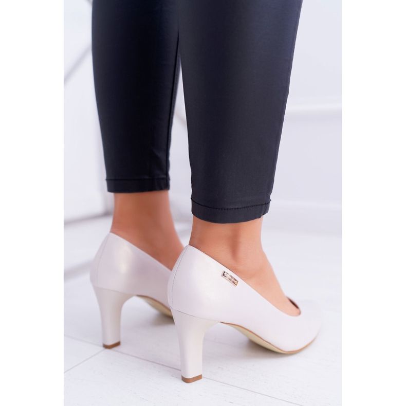 Damenpumps Sergio Leone Beige Pearl Orsola 2