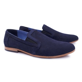 Slip-On Loafer für Herren in Marineblau Bednarek Munero 1