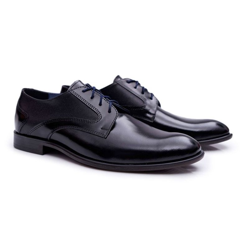 Bednarek Polish Shoes Herren Brogues Bednarek Elegantes Leder Schwarz Midas 1