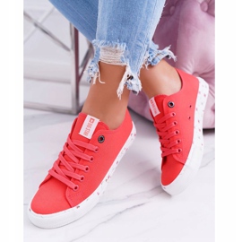 Damen Sneaker Low Big Star Rot DD274709 1