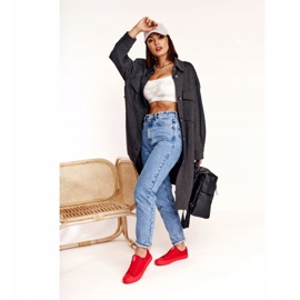 Damen Sneaker Big Star Rot AA274007 2