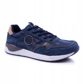 Herren Sportschuhe Big Star Navy Blau DD174312 marineblau 1