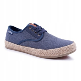 Herren Sneaker Espadrilles Big Star Marineblau AA174174 1