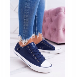 Damen Sneaker Big Star Rubber Toe Navy Blau DD274335 2