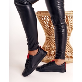 Damen Sneaker Big Star mit Gürtel Schwarz DD274687 1