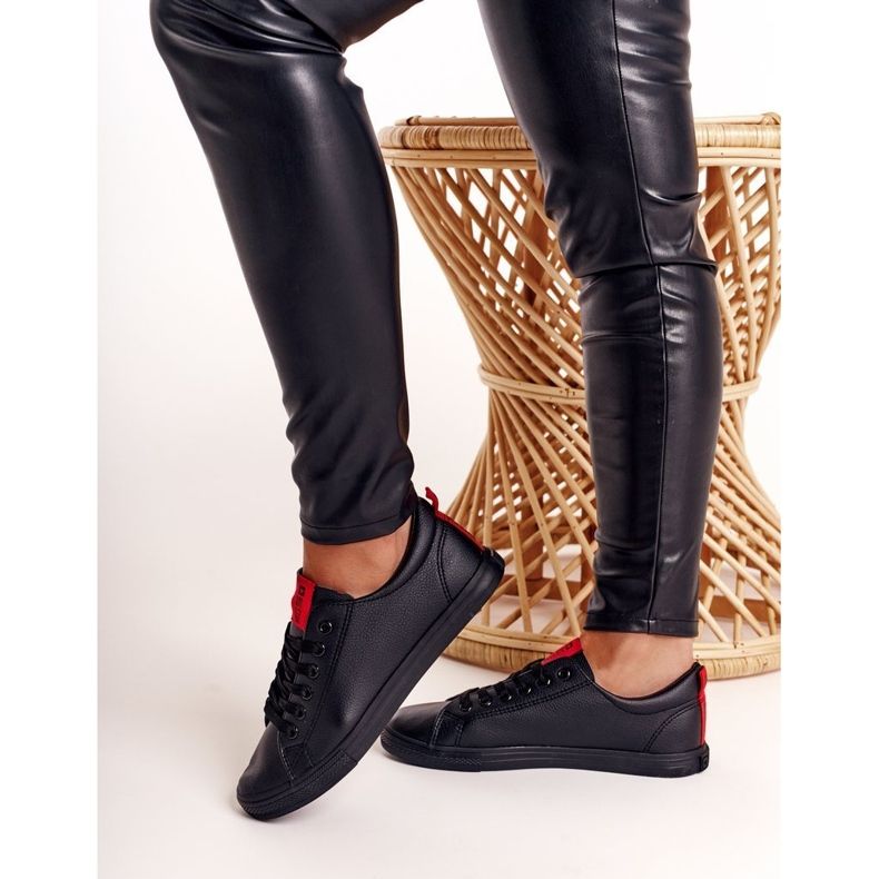 Damen Sneaker Big Star mit Gürtel Schwarz DD274687 1