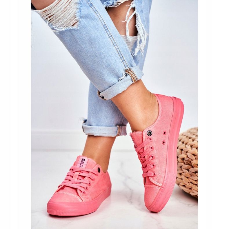 Damen Sneaker Big Star Pink DD274444 rosa 2