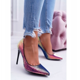 PS1 Damen Stilettos Irisierend mit Pailletten CrazyStuff schwarz 1