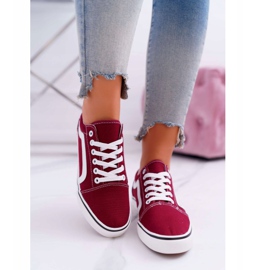 NEWS Damen Sneaker Burgund Bestro rot 2
