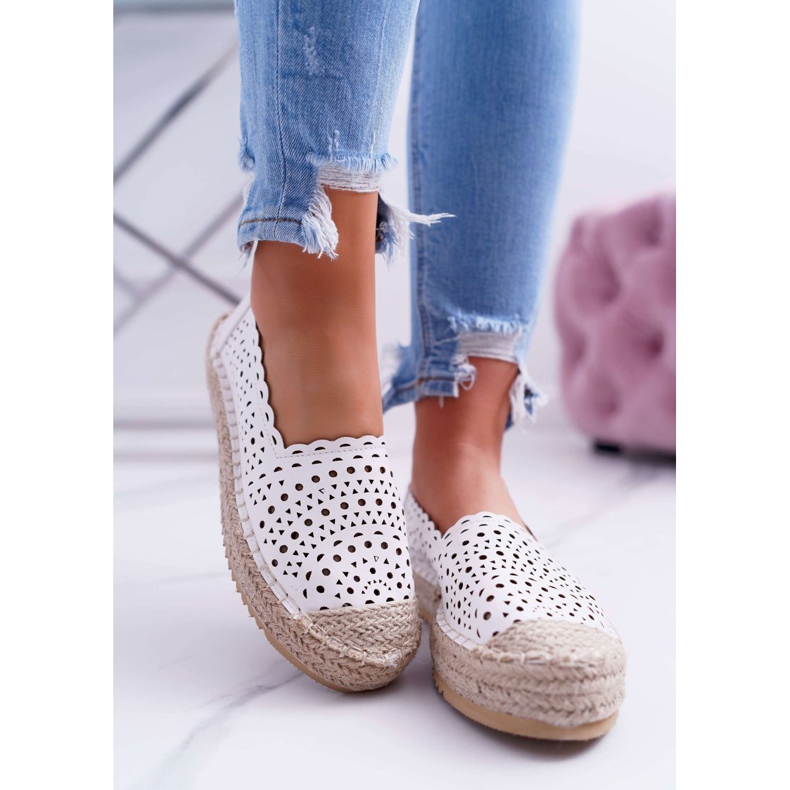 HAN Damen Espadrilles, Slip-on Weiß Satisfaction 2