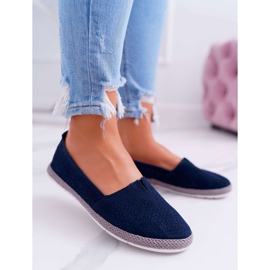 S.Barski Damen Espadrilles Wildleder Marineblau Bimbo 1