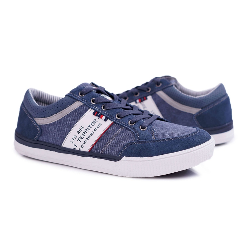 McBraun Herren Sportschuhe Federico Marineblau 1