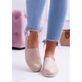 Damen Espadrilles Big Star, Geflochtene Sohle Beige DD274769 2