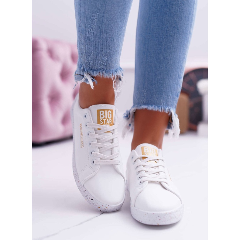 Damen Sneaker Big Star Red Star Weiß AA274A007 2